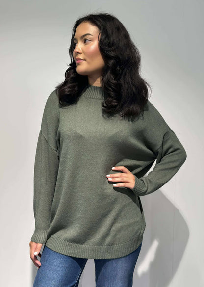 Janina genser Khaki