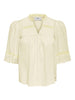 Jdyjulie 2/4 Lace Detail Top Wvn Exp Gul
