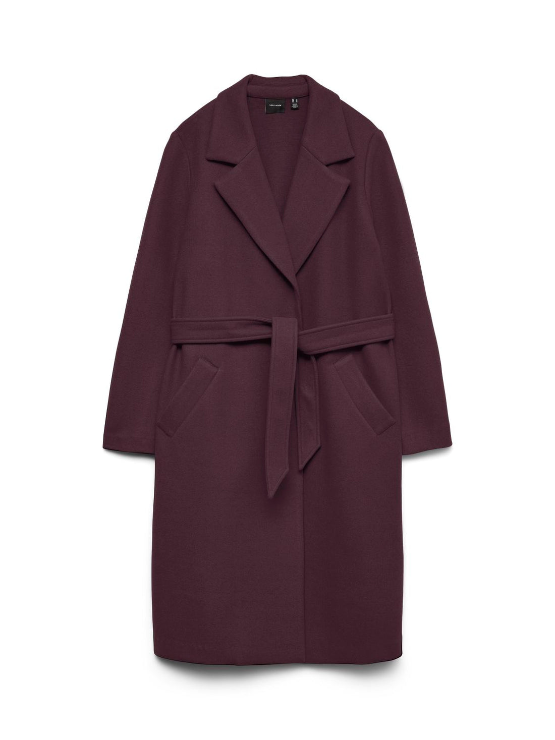 Vmfortuneaya Long Coat Ga Noos Burgunder