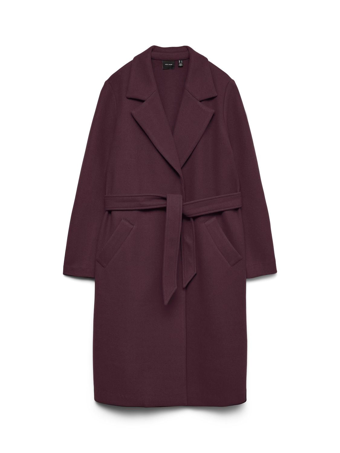 Vmfortuneaya Long Coat Ga Noos Burgunder