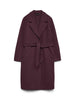 Vmfortuneaya Long Coat Ga Noos Burgunder