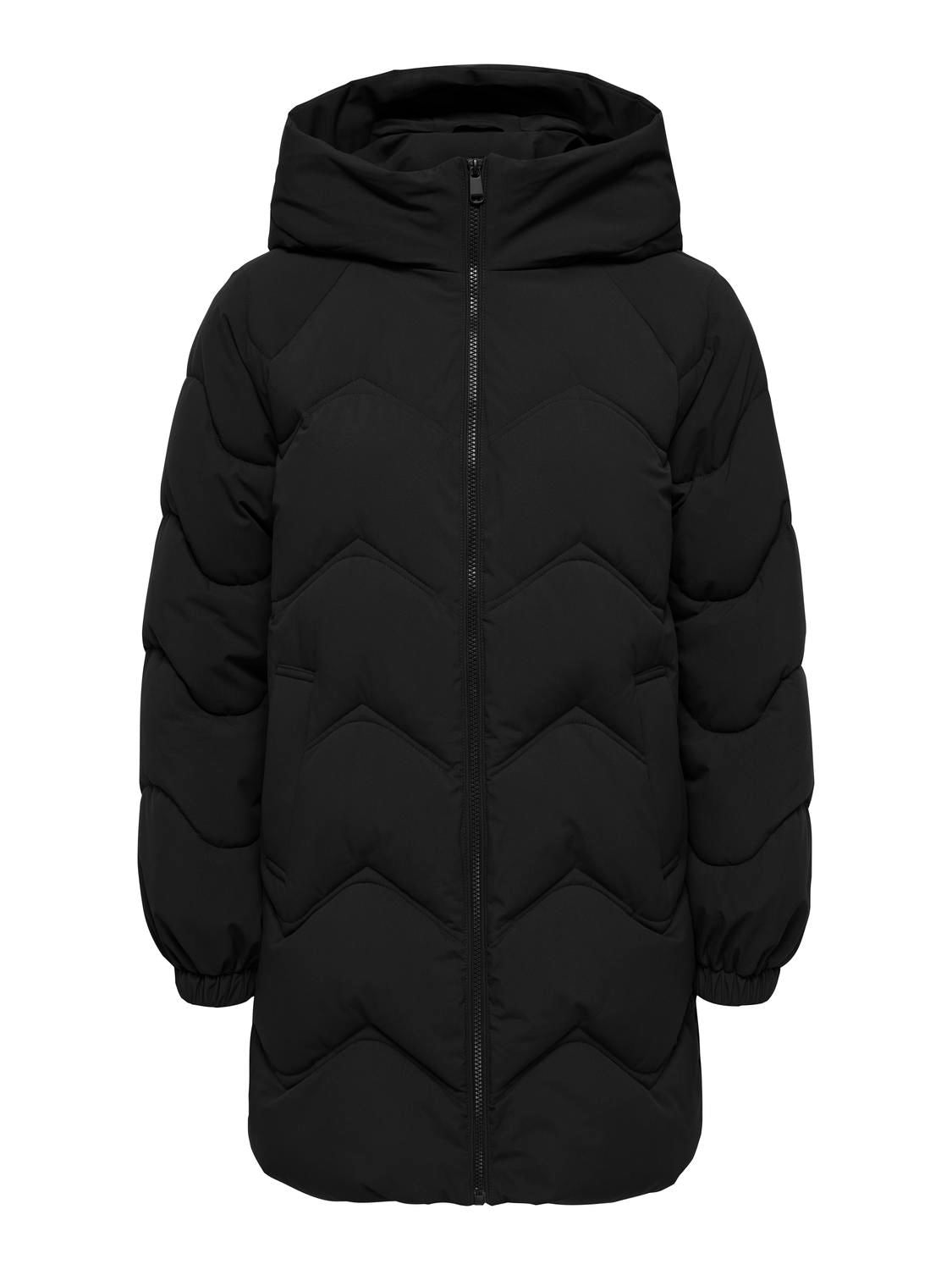 Jdypower Long Hood Puffer Otw Hab Sort