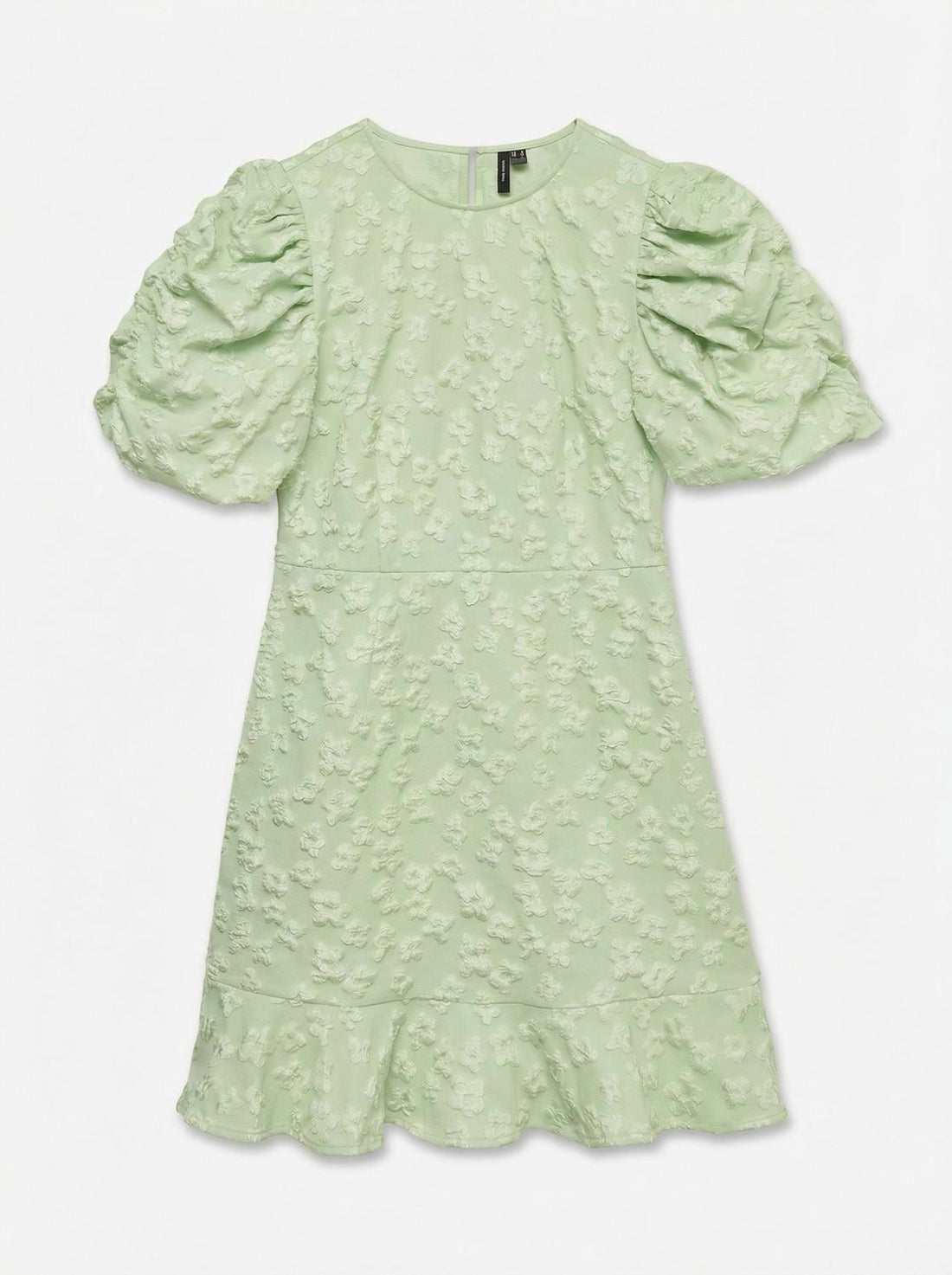 Vmfia Ss O-Neck Short Dress Exp Grønn