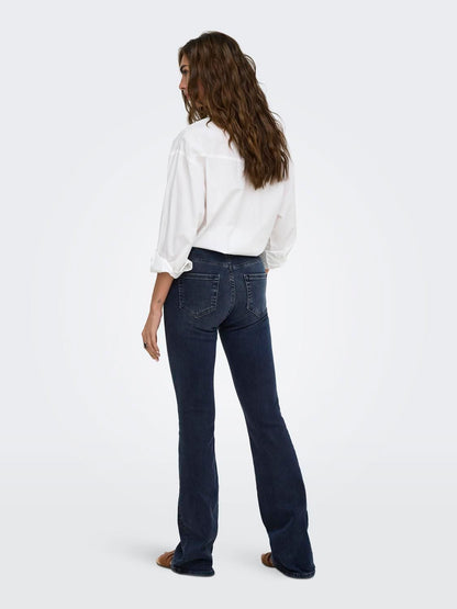 Onlblush Mid Flared Dnm Rea409 Noos Sort
