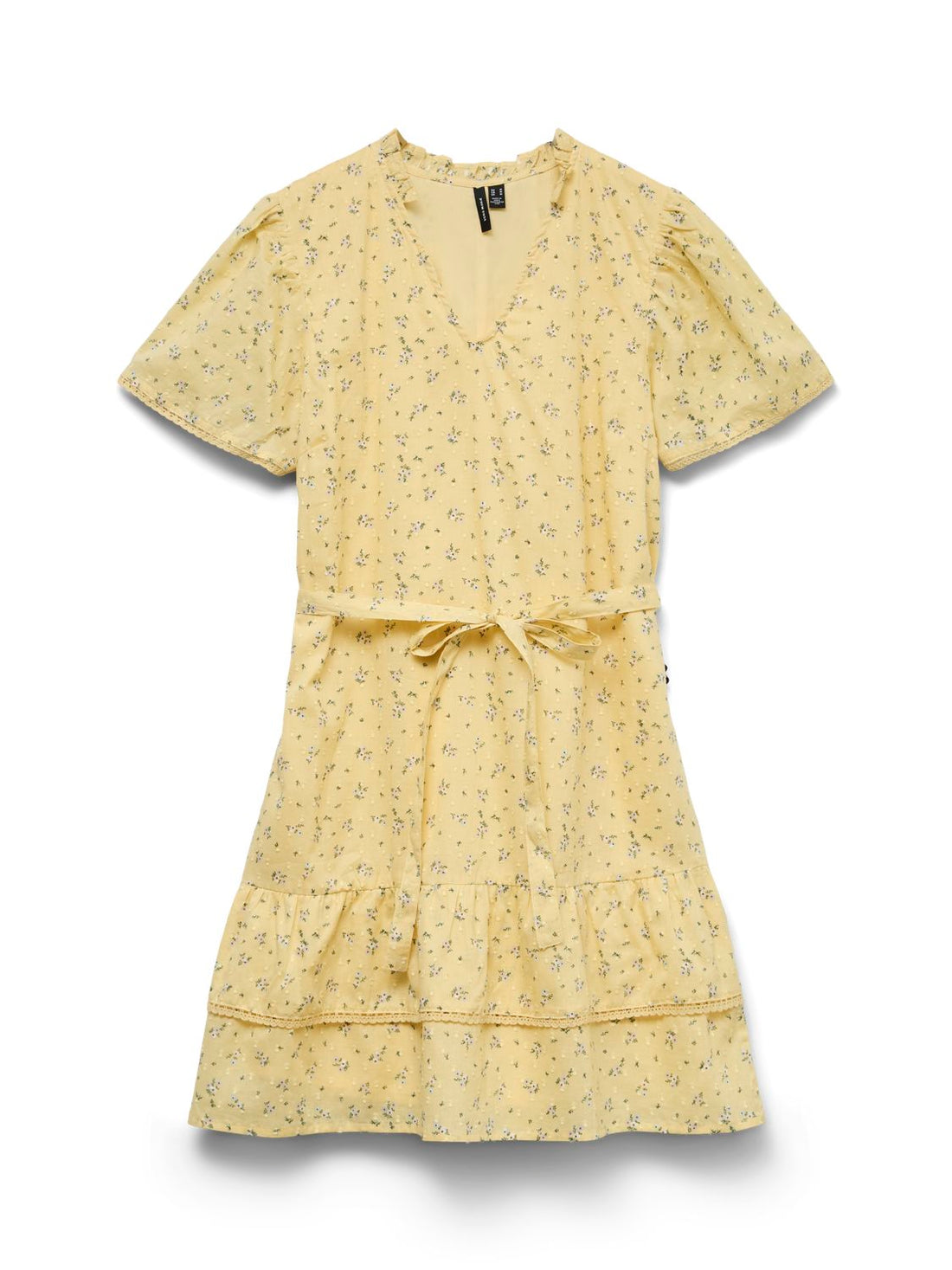 Vmtrine Ss Short Lace Dress Wvn Noos Gul
