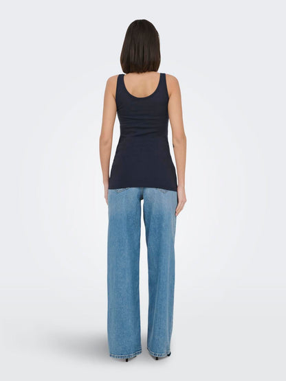 Jdyava S/l Tank Top 180 Jrs Noos Blå