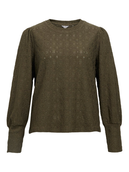 Objlaila L/s Re Top Noos Mørkegrå