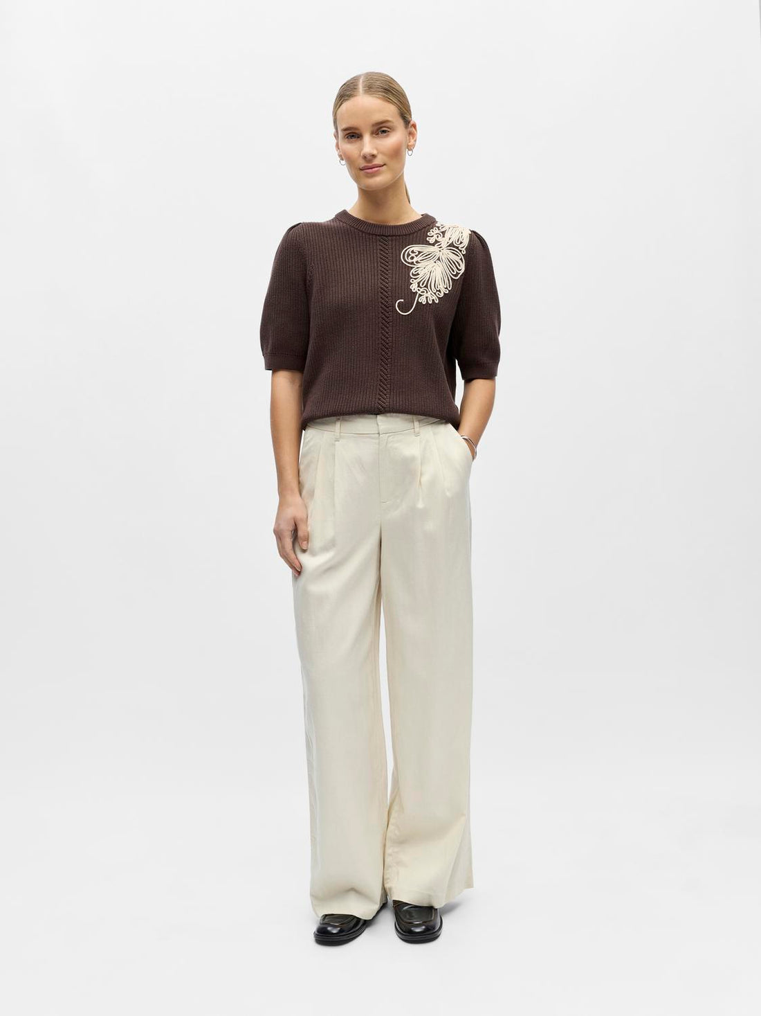 Objtuba Mw Lo Wide Pant Noos Grå