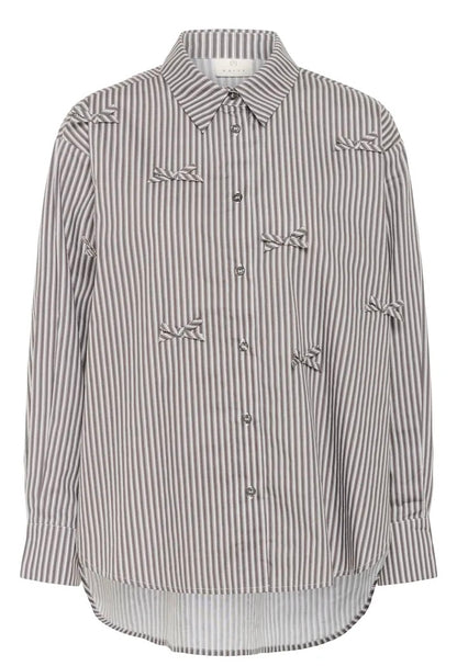 Kamarianne Shirt Grey/White Stripe