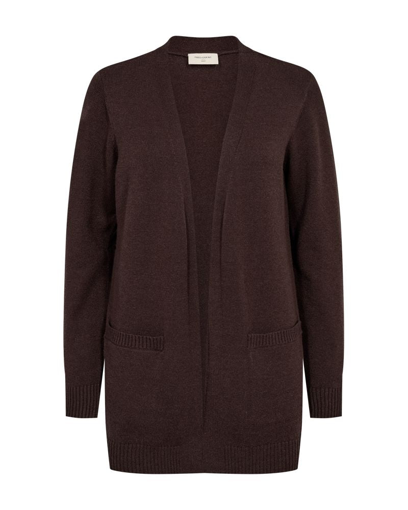 Fqagnes-Cardigan Brun