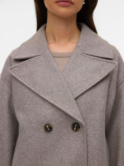 Vmvinceline Short Jacket Noos Beige
