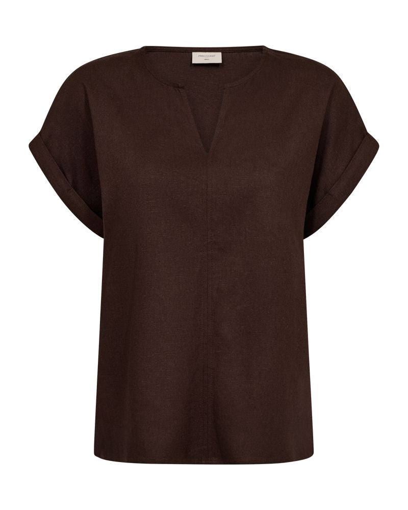 Fqlaney-Blouse Brun
