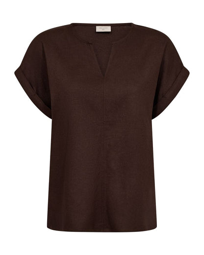 Fqlaney-Blouse Brun