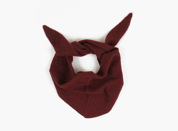 NOHR Mohair Triangle Skjerf Burgunder