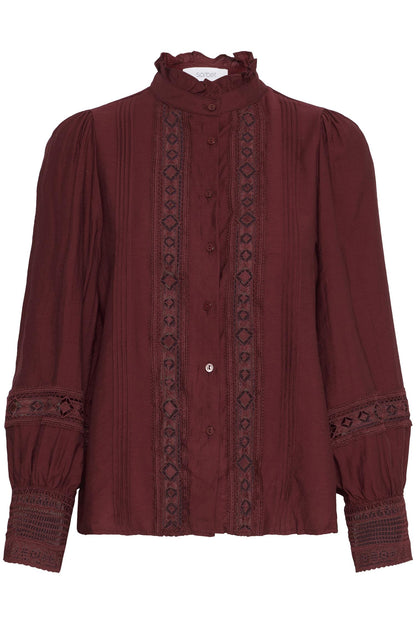 SBBISONA BLOUSE Vinrød