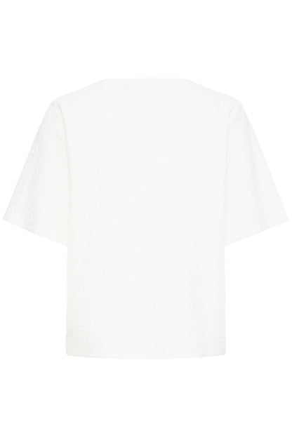 Pzbrea Ss Tshirt Hvit