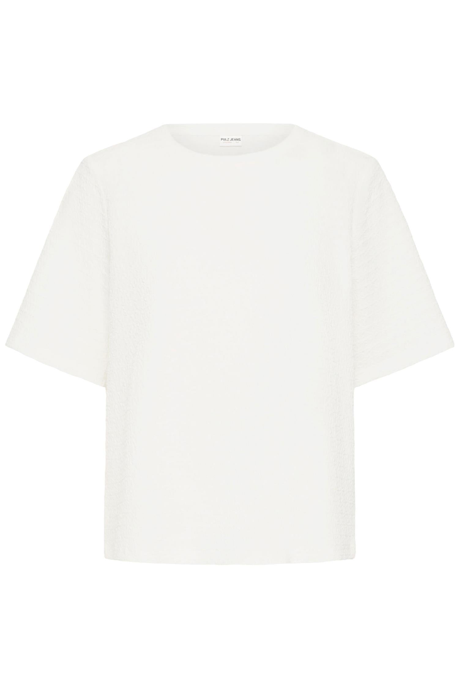 Pzbrea Ss Tshirt Hvit