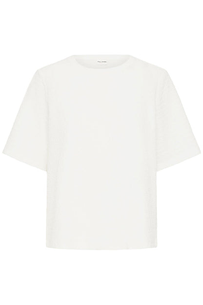 Pzbrea Ss Tshirt Hvit