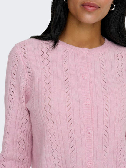 Jdyapril Life L/s O-Neck Cardigan Knt Lilla