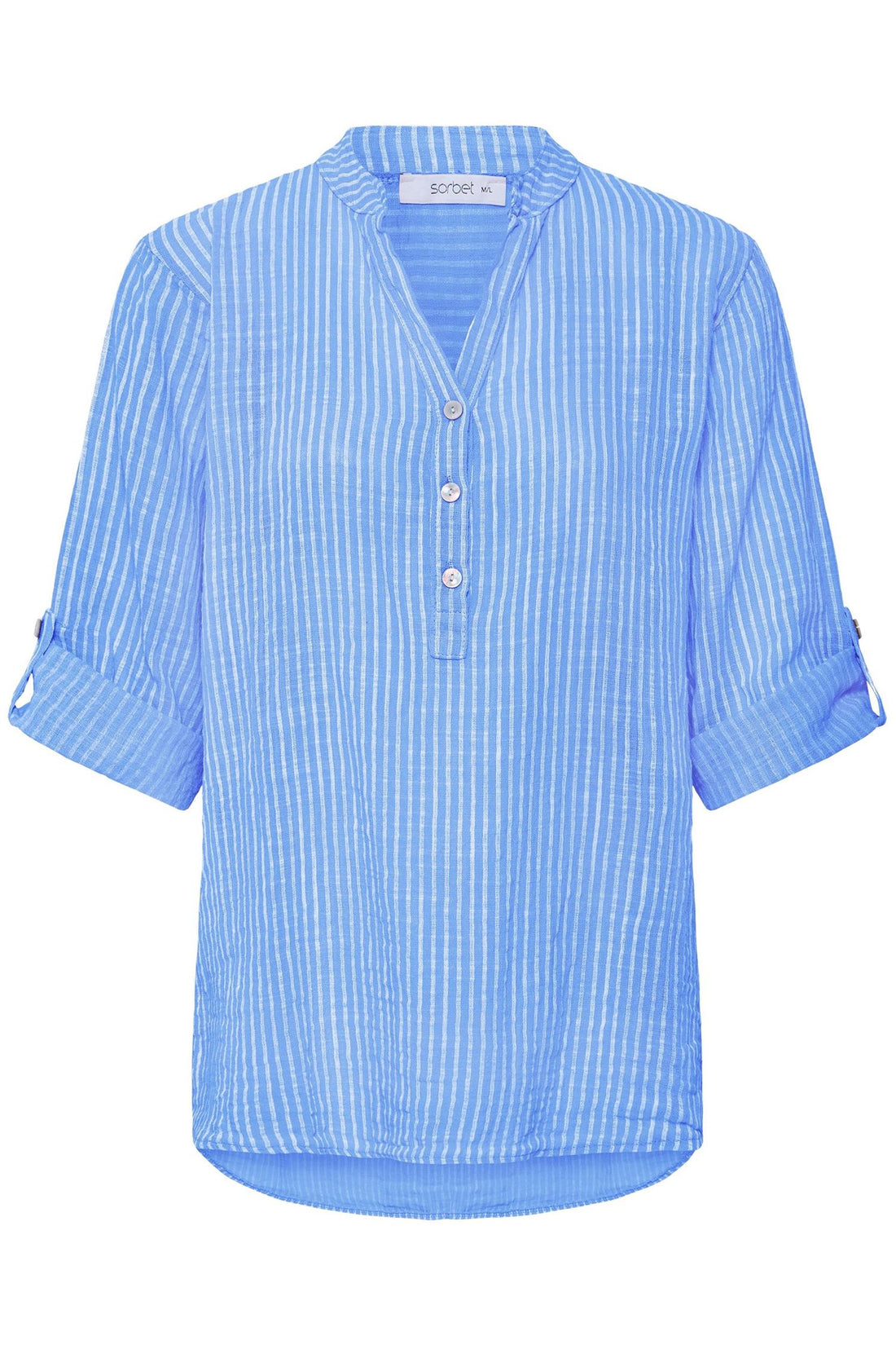 Sbxalexa Stripe Blouse Blå