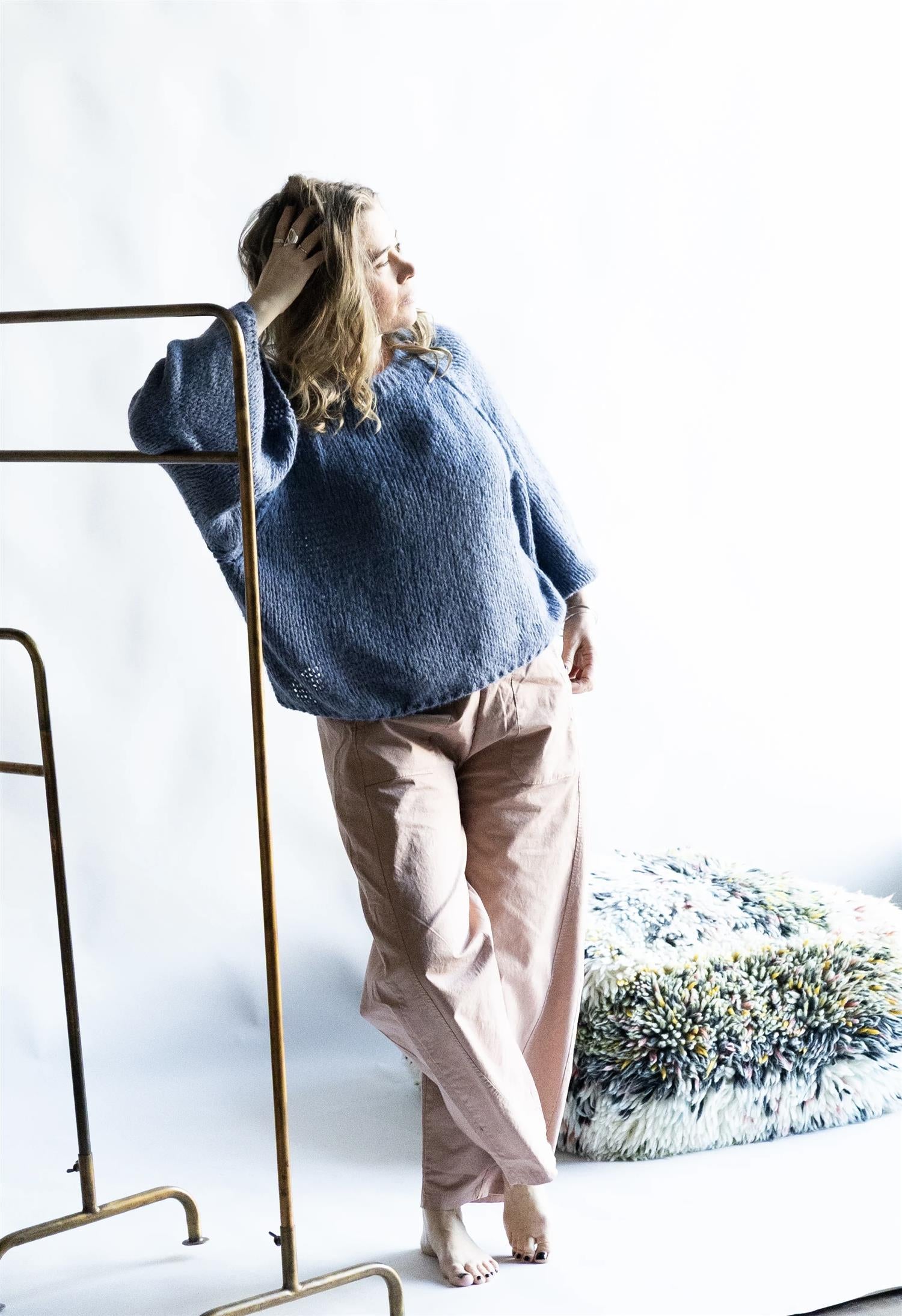 LE-DUNE-SWEATER Blå