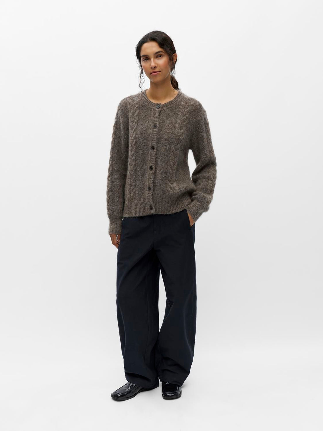 Objnete Re Knit Cardigan E Div 26 Beige