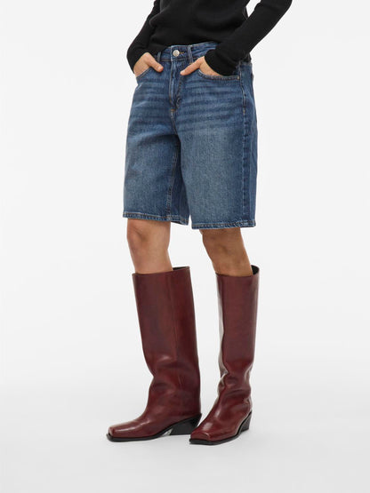 VIJAF RW BERMUDA SHORTS MBD/BFS Mellomblå