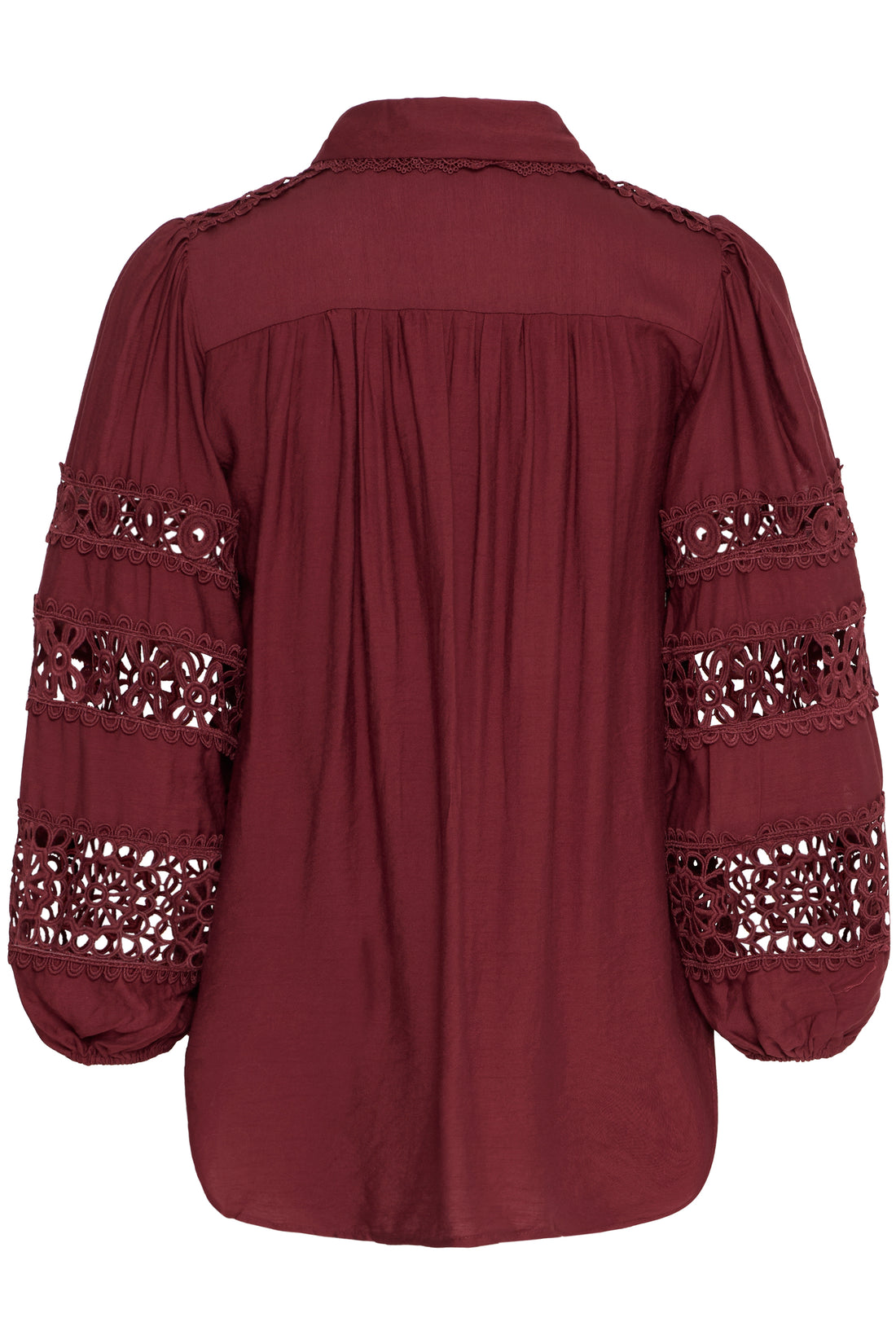 SBBISOU BLOUSE Vinrød