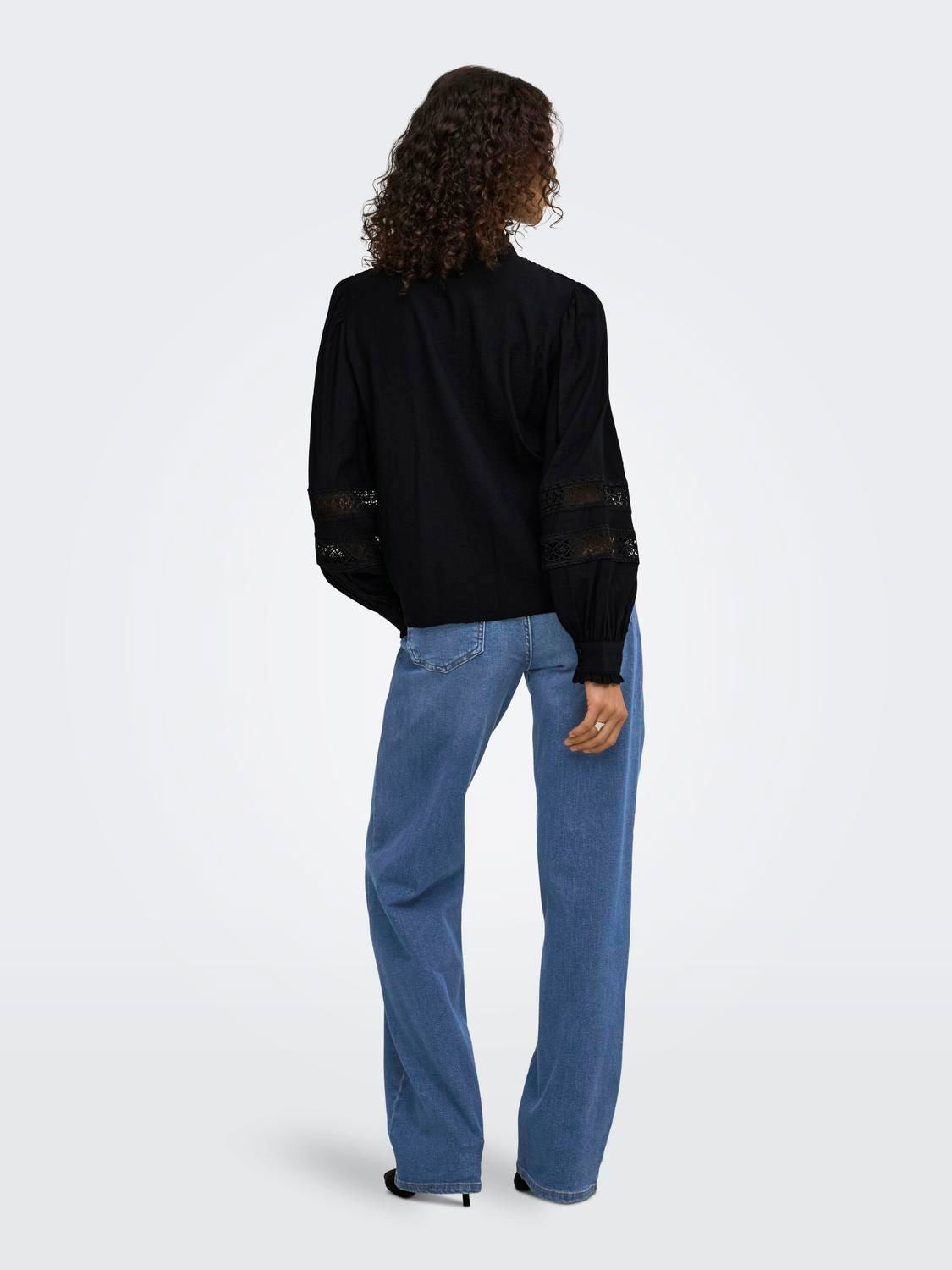 Jdykaro L/s Shirt Wvn Sort