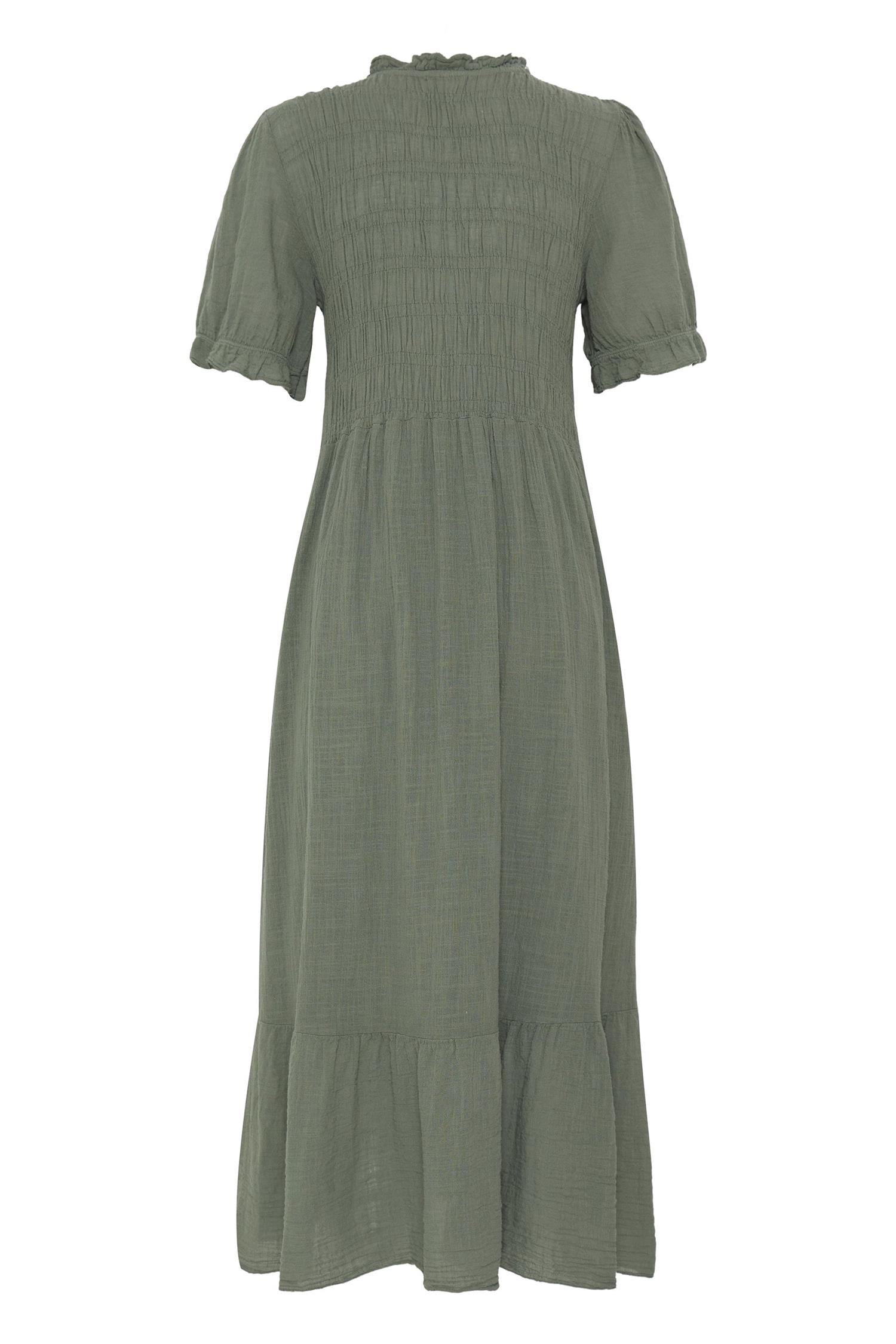 Sbalexa G Long Solid Dress Grønn