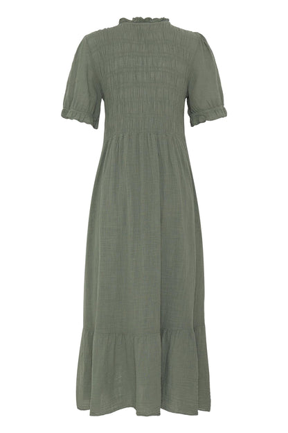 Sbalexa G Long Solid Dress Grønn