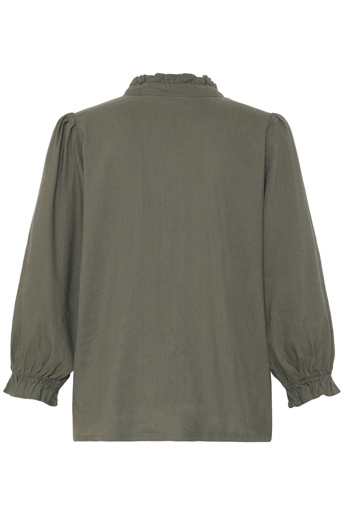 Pzluca Frill Blouse Grønn