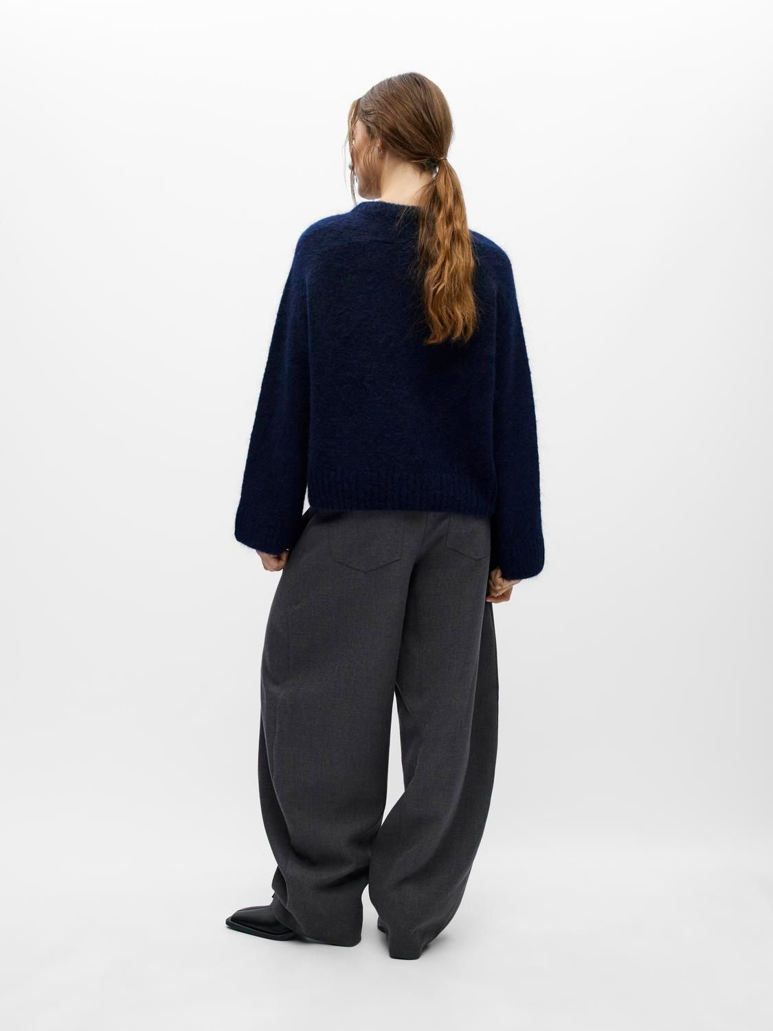 Objnete Yo L/s Lo Knit Pullover 147 Blå