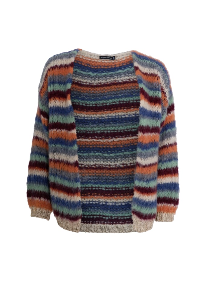 BCTanita knit cardigan Blå