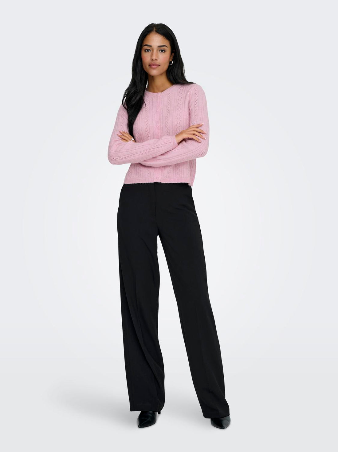 Jdyapril Life L/s O-Neck Cardigan Knt Lilla