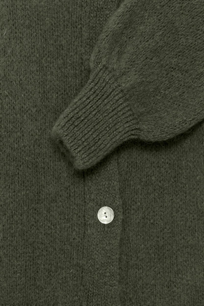 Sbgulvig Knit Cardigan Dusty Olive