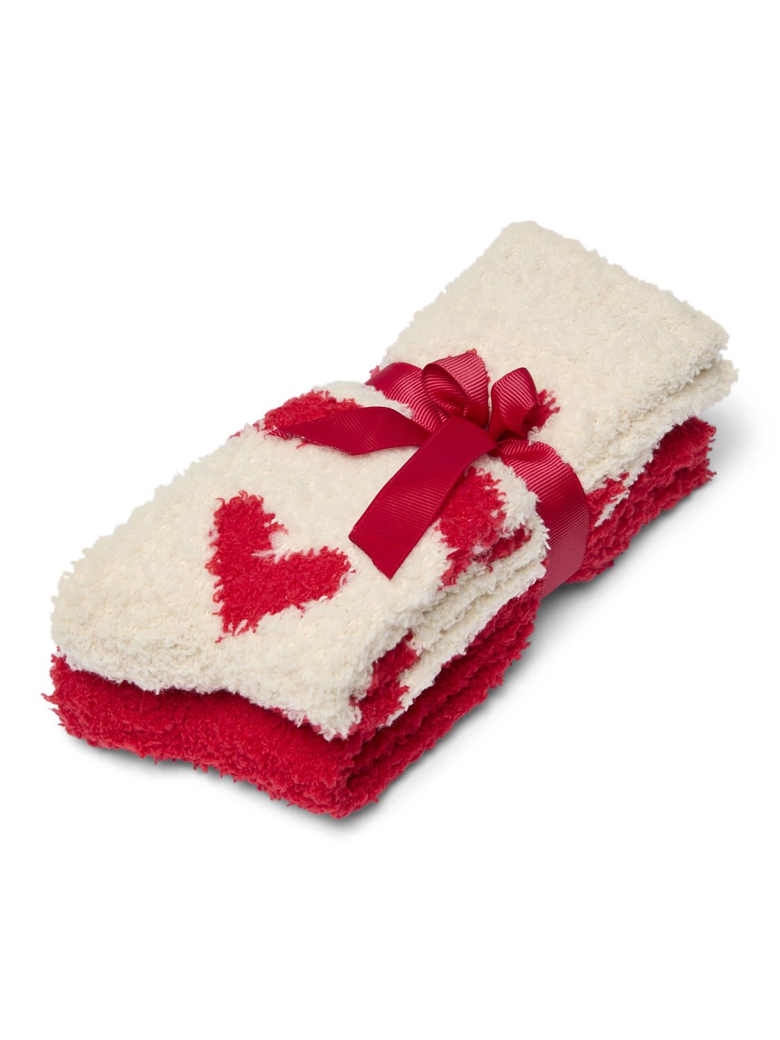 Vmdora Fluffy Socks 2-Pack Xmas Rød