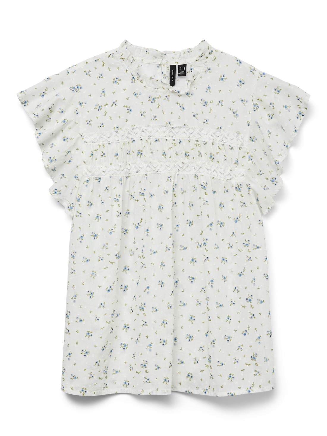 VMTRINE SL LACE TOP WVN GA NOOS Blå