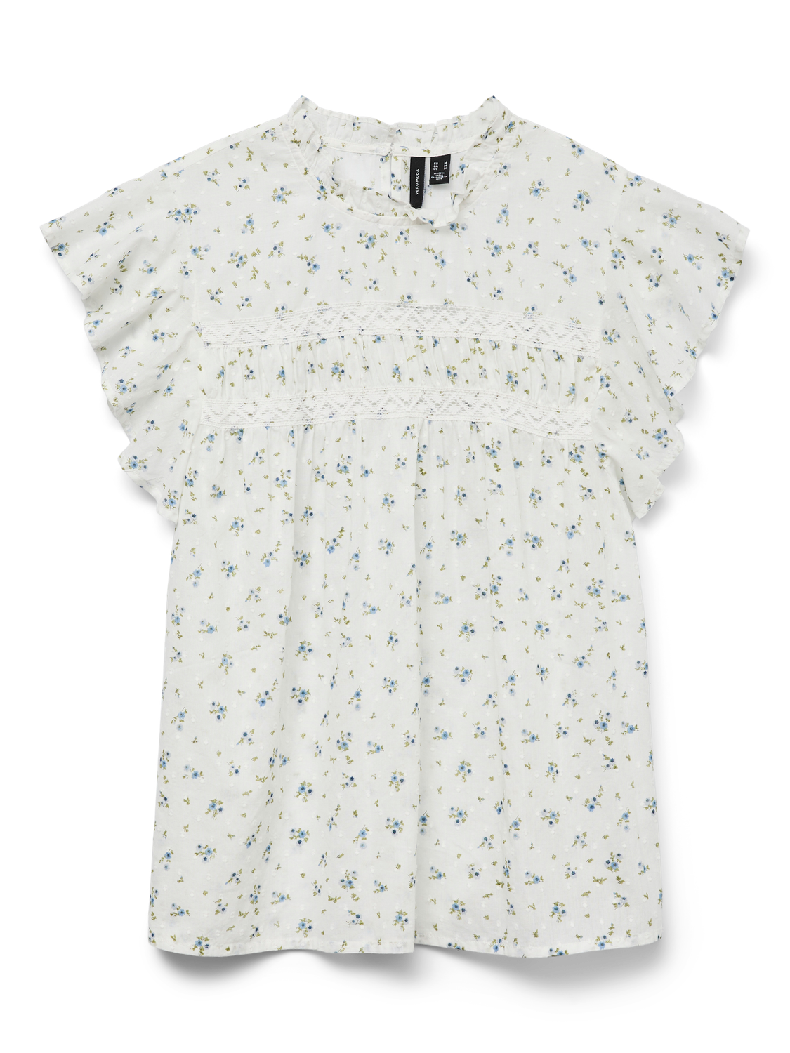 VMTRINE SL LACE TOP WVN GA NOOS Blå