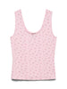 Vmesther Aop Sl U-Neck Top Jrs Rosa