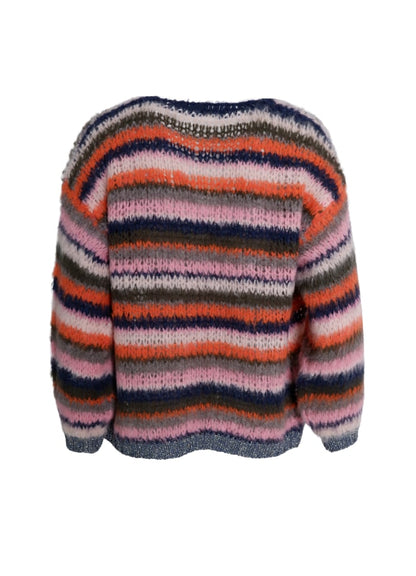 BCTanita knit cardigan Blå