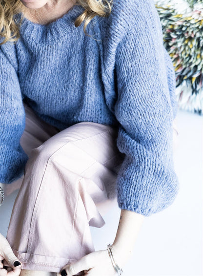 LE-DUNE-SWEATER Blå