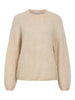 Objharry L/s Lo Knit Pullover Noos Grå