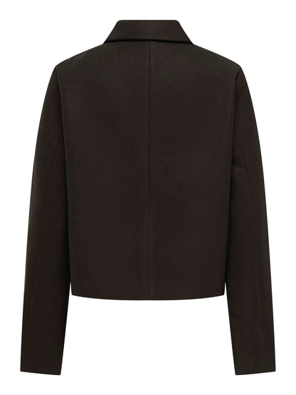 Onlvela Zip Short Jacket Otw Noos Brun
