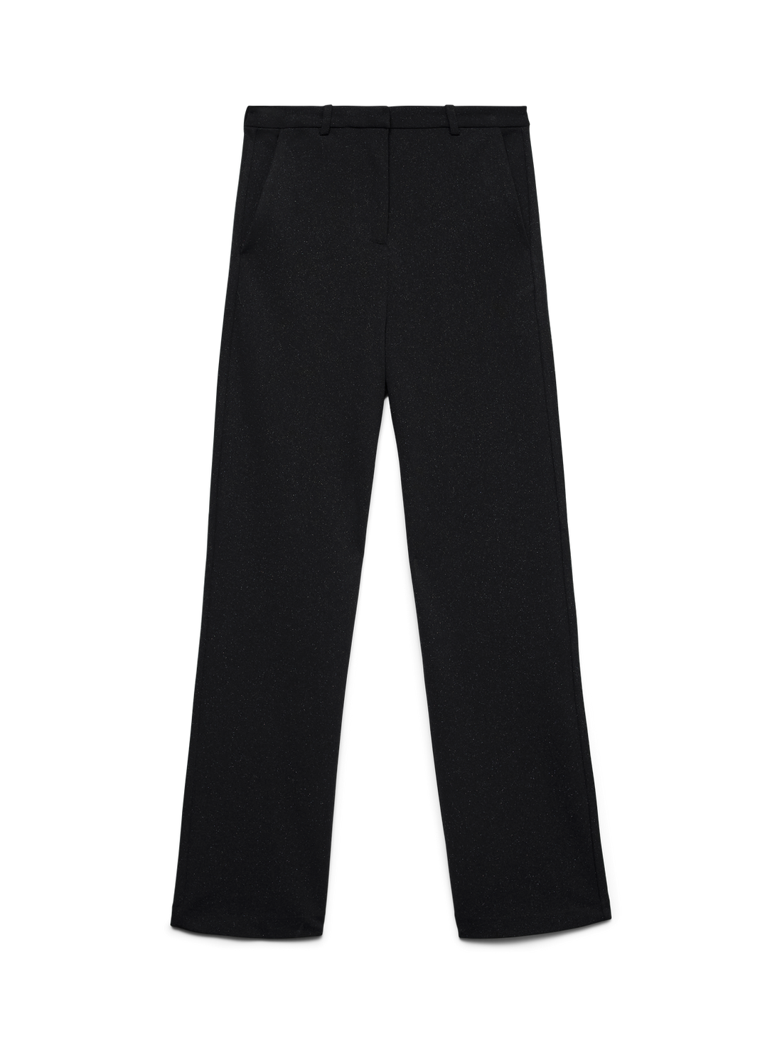 Vmzamira Mw Straight Glitter Pant Noos Svart