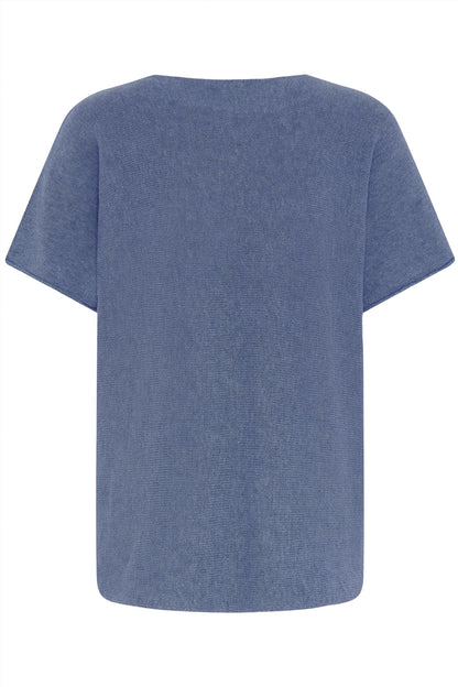 Sbinnova Half Sl Knit Blouse Blå