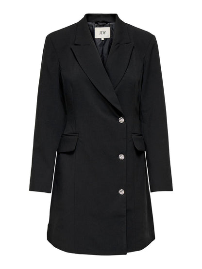 Jdyjanet L/s Blazer Dress Tlr Svart