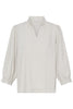 Pzluca Frill Blouse Beige