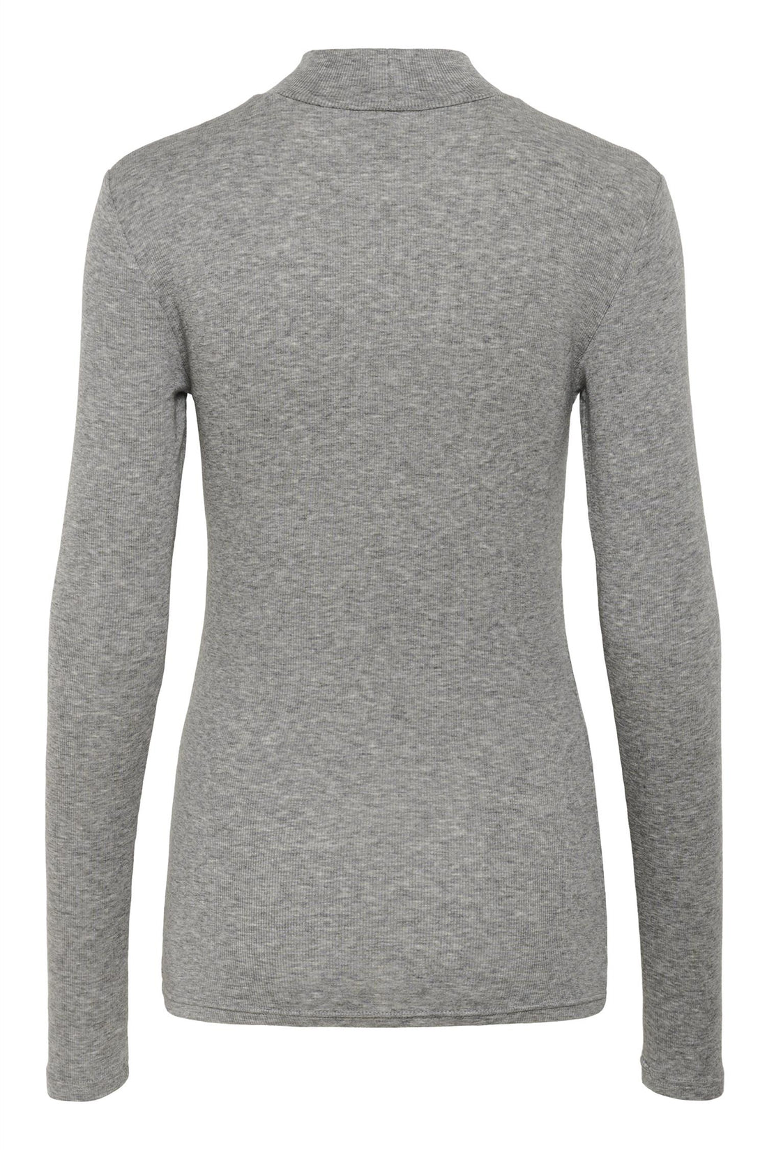 Kaiben Roll Neck T-Shirt Grey Melange