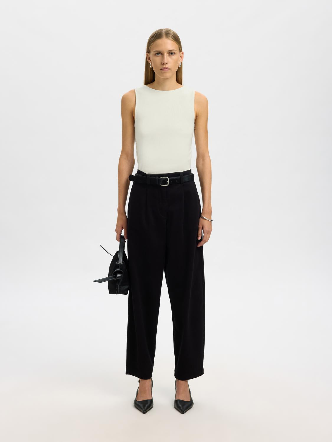 Slfmanja Sl Reversible Top Noos Hvit